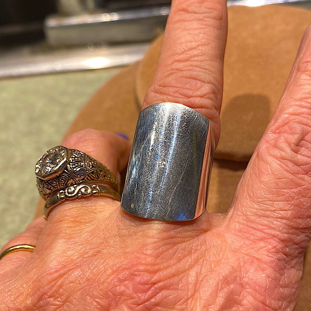 Big! Sterling Band Ring
